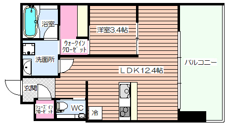 【間取り】 | ベネチア天満橋