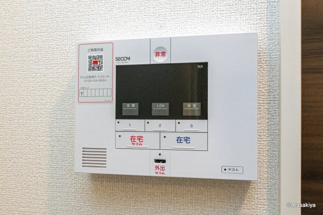 ヘシレ中御所のセキュリティ|写真は同じ建築会社の近い間取りのものです。参考にご覧ください。