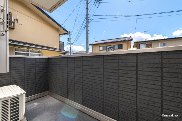 ヘシレ中御所のバルコニー|写真は同じ建築会社の近い間取りのものです。参考にご覧ください。