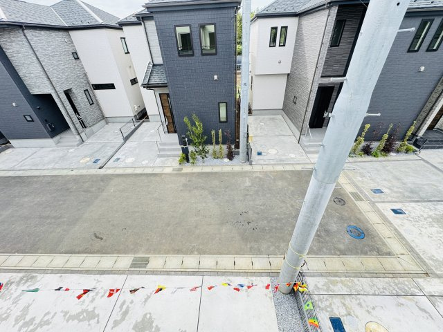 市川市宮久保４丁目新築戸建【宮久保小学校：9分】の展望|バルコニーより南側眺望・南道路で日当たり良好♪