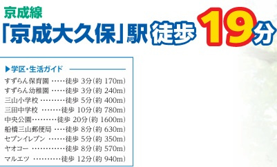【周辺】 | 船橋市三山3丁目167番44