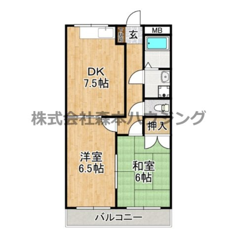 【間取り】 | 　大塚ハイツ