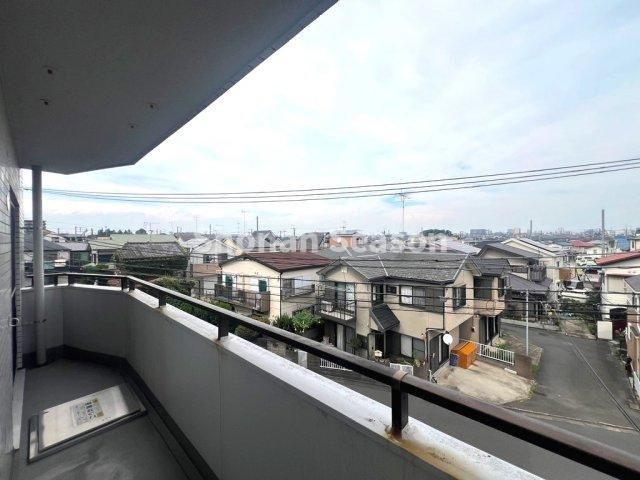 【展望】 | 全室がバルコニーに繋がる開放感が魅力的な角部屋です♪
