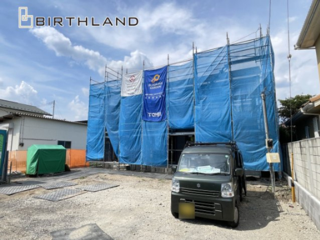 新築戸建・建売　桐生市琴平町　Blooming Garden　全1棟の外観|9月完成予定！完成までは同仕様完成物件でのご案内もできます！お気軽にお問い合わせください♪