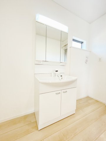 新築戸建・建売　佐野市高萩町第6　Cradle Garden　全4棟の独立洗面台