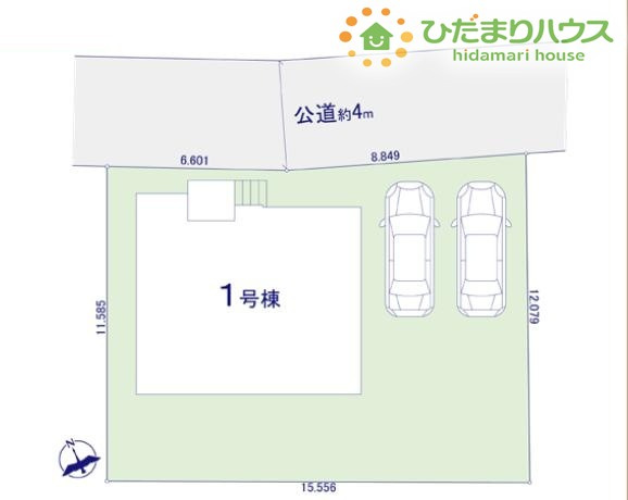 熊谷市別府　7期　新築一戸建て　ずっとプラス　01の区画図