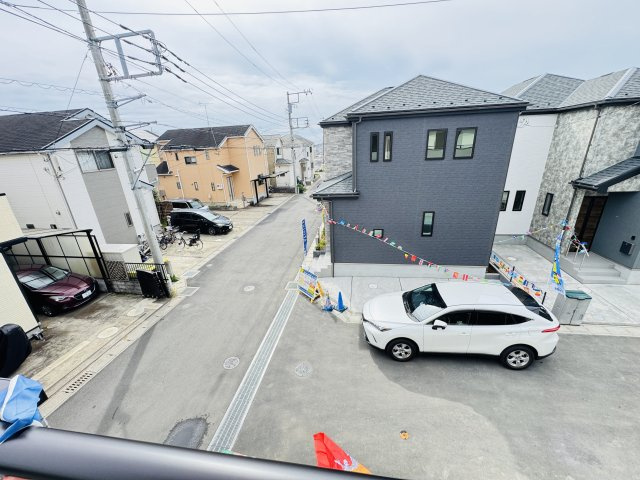 市川市宮久保４丁目新築戸建【宮久保小学校：9分】の展望|バルコニーより南側眺望・南道路で日当たり良好♪