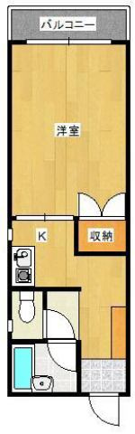 サンヒルズ荘島の間取り