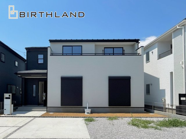 新築戸建・建売　行田長野3丁目　Livele Garden　全5棟の外観|<2号棟>全室南東向き×2面採光の陽当たり良好な物件です♪