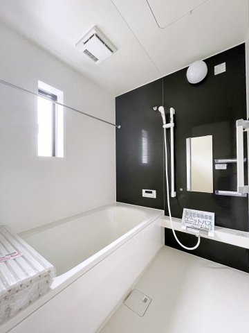 新築戸建・新築建売　神川町新里第4　Cradle Garden　全2棟の浴室|浴室乾燥機付きで雨の日や花粉の時期でも室内干しができるので安心です！