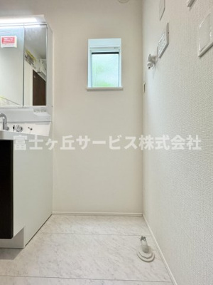 【ランドリースペース】 | 静岡市清水区三保 新築一戸建て 1号棟 | 洗濯機置き場です