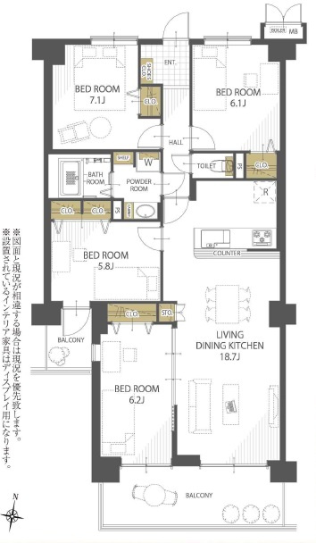 【間取り】の画像