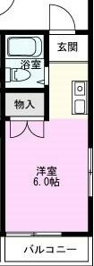 角部屋の１Ｒ