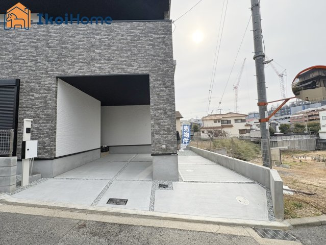 明石市西明石西町1丁目　新築戸建の駐車場|【ホームページに現地動画掲載中】●年中無休：当日予約可●駐車スペース2台ございます！自転車バイクも可