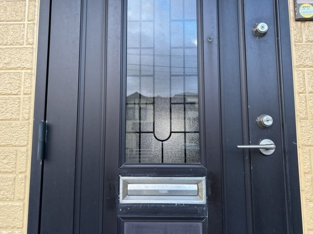 クレール竹原の玄関