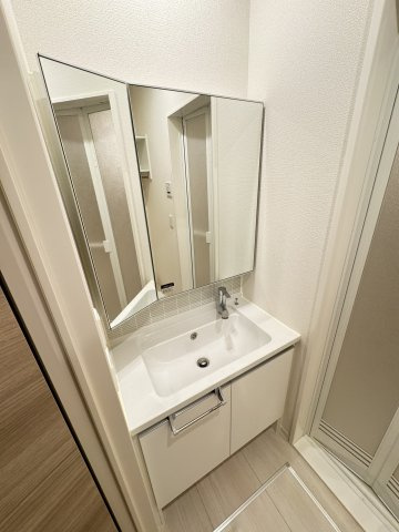 D-room旗塚通の洗面所