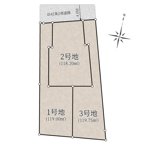 【区画図】 | ご家族様のプライベート空間が確保できる素敵な間取りです。また敷地ゆったりですので、おうち時間を楽しむのにもぴったりですね♪
