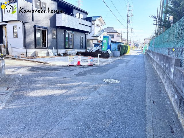 上尾市泉台2丁目　2期　新築一戸建て　01の前面道路含む現地写真|撮影：'25/10/09