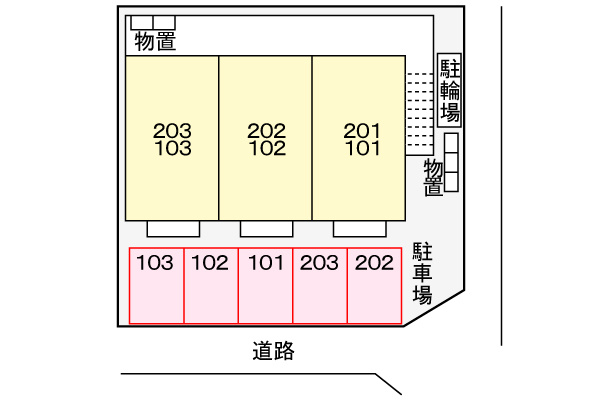 ナレッジ倉谷の区画図