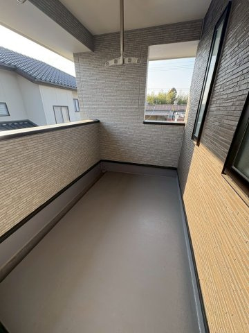 四郷町下古屋戸建のバルコニー