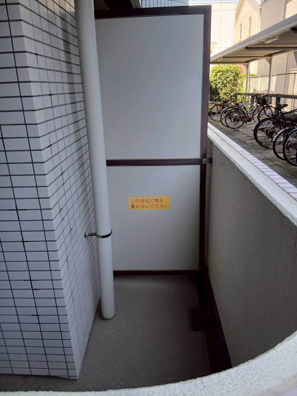 グランコート熊谷弐番館のバルコニー