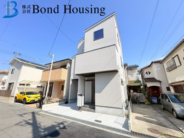 JR西明石駅徒歩圏内　野々上1丁目　新築限定1棟の前面道路含む現地写真