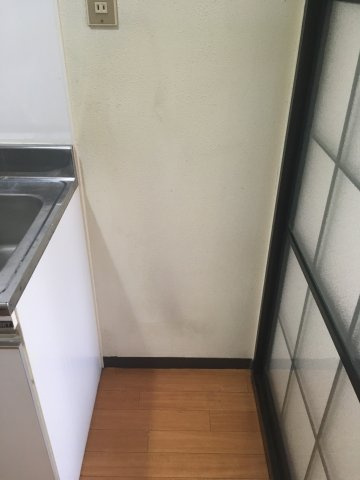 みゆきハイツのキッチン|冷蔵庫置場