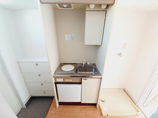 アルページュのキッチン|コンパクトなキッチンで掃除もラクラク