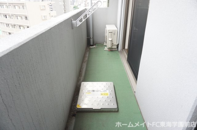 熊本市中央区水前寺４丁目の賃貸マンションのバルコニー