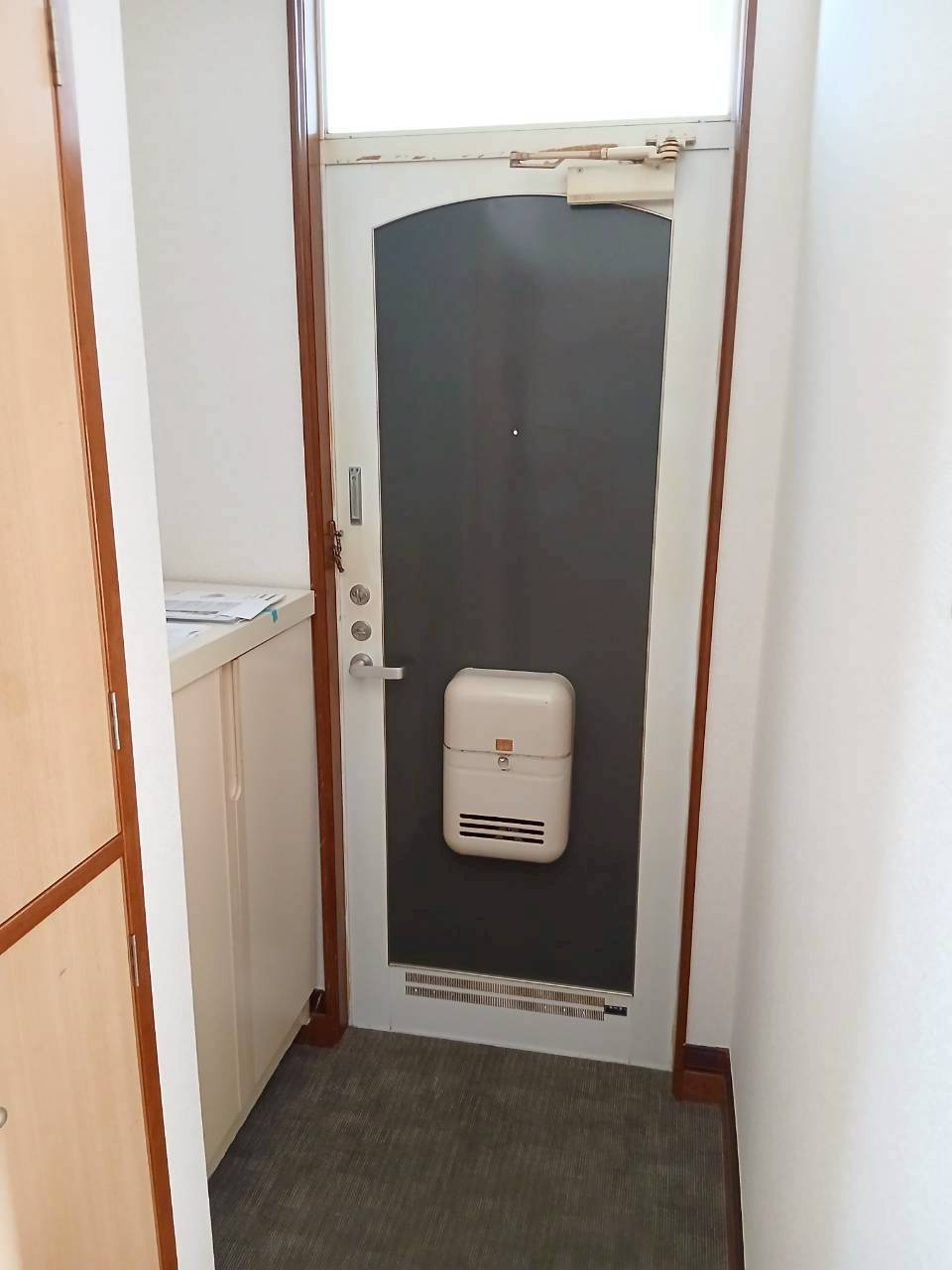 第２フラワーハイツの玄関|毎日通る玄関はこちらです