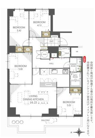 シーアイマンション円山西棟の間取り