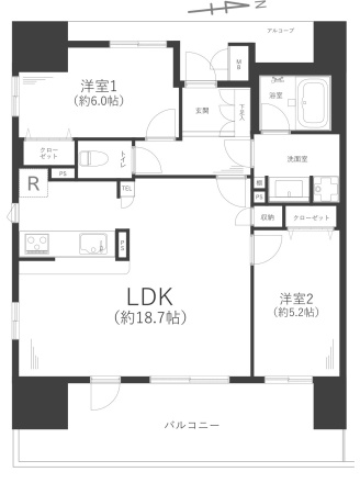 【間取り】 | □■グランスイート本厚木■□