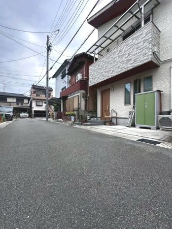 宇治市小倉町蓮池の前面道路含む現地写真