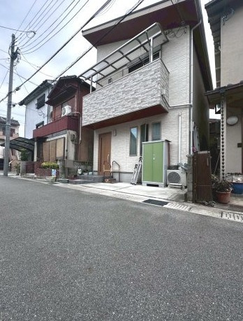 宇治市小倉町蓮池の前面道路含む現地写真