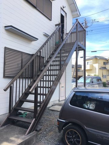 松葉町遠山様アパートのエントランス|建物の内部です