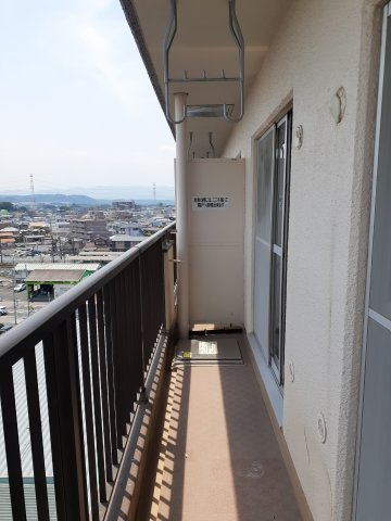 東松山マンションのバルコニー|広々としたバルコニーです