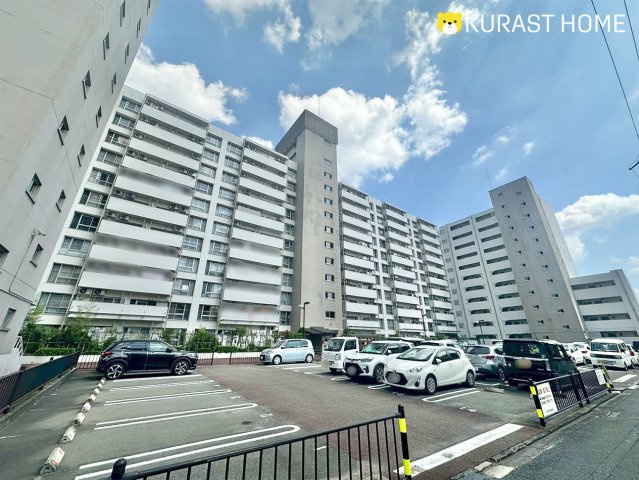 九条住宅B棟　2階の外観