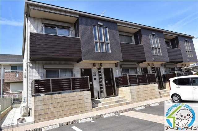 エルメゾン白水の駐車場|パース写真