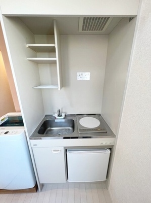 【キッチン】 | ユナイト山手ポール・メトラン | 使い勝手の良いミニキッチン