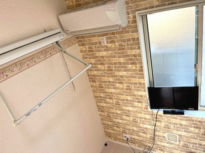 【設備】 | ユナイト山手ポール・メトラン | エアコン付きで快適に過ごせます※クリーニング前の写真です