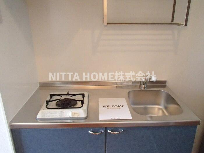 ＲＩＯ ＡＯＮＯ　Ⅳ号館のキッチン|１口ガスコンロ付きのキッチン(*^^)