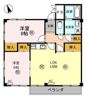 メゾン嵐山の間取り