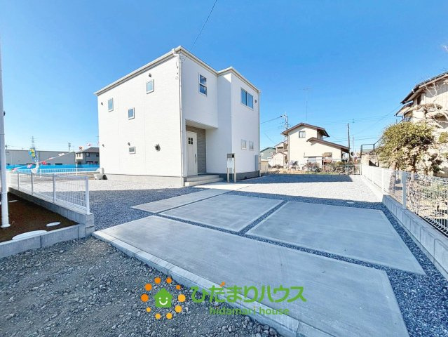 古河諸川第13　新築一戸建て　01　リーブルガーデンの駐車場|2026/2/2　撮影