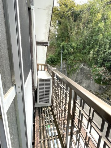 金谷郷Ｋ邸貸家のバルコニー