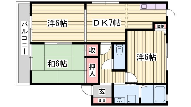 ディアスたかまちの間取り