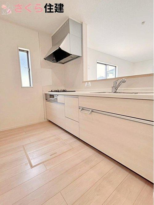 大田原市浅香　第8　3号棟の収納|床下収納も完備！