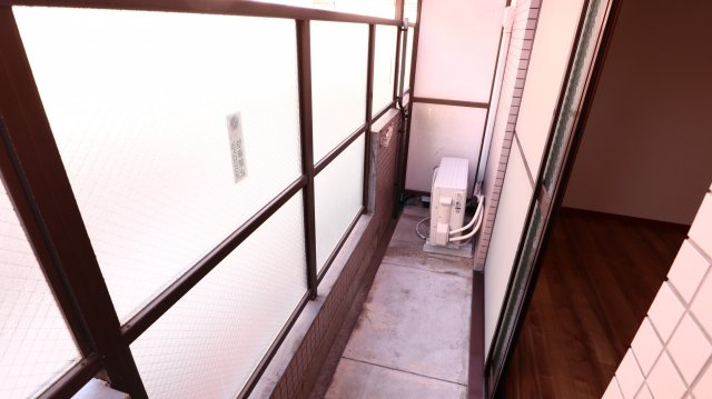 ヴィーナスブリッジ壱番館のバルコニー