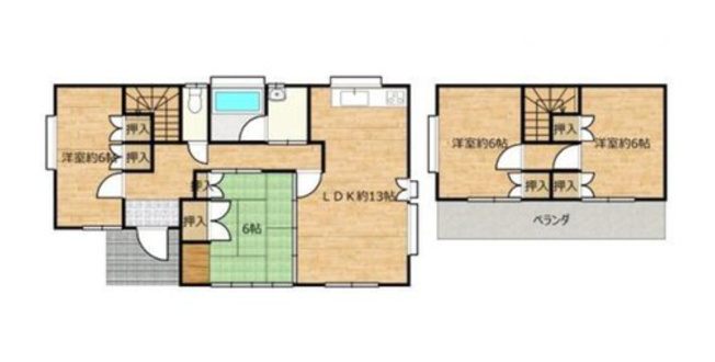 【間取り】 | 菊池郡菊陽町久保田