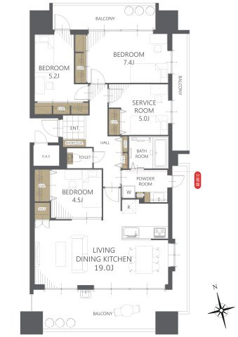 【間取り】ダイアパレス四日市久保田 