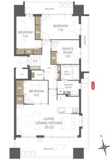 【間取り】ダイアパレス四日市久保田 
